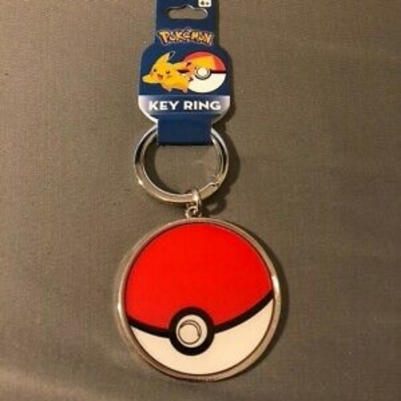 Pokemon Pokeball Keychain Key Chain Metal Key Ring - Picture 2 of 3